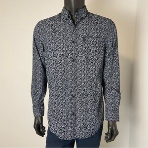 🔔 Ben sherman mens cotton dress shirt paisley medium